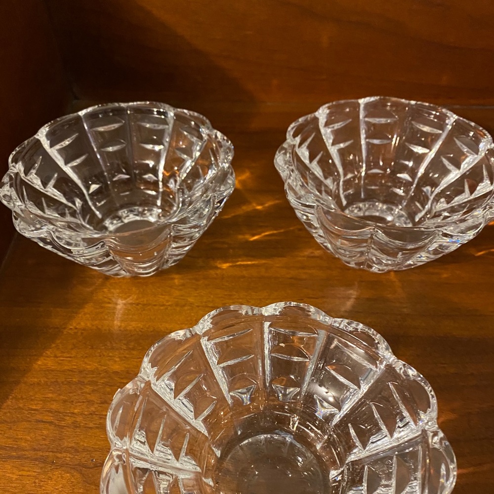Vintage set of 3 candle holders
